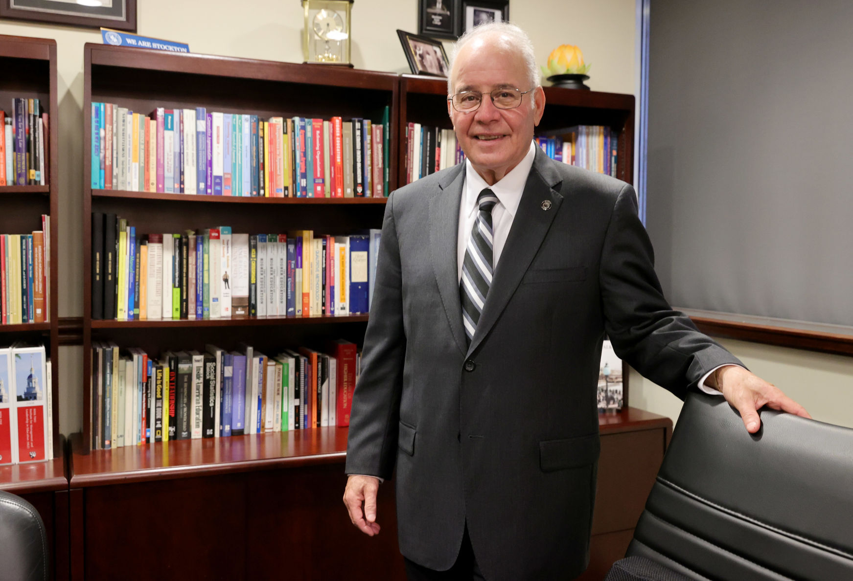 Stockton University President Harvey Kesselman